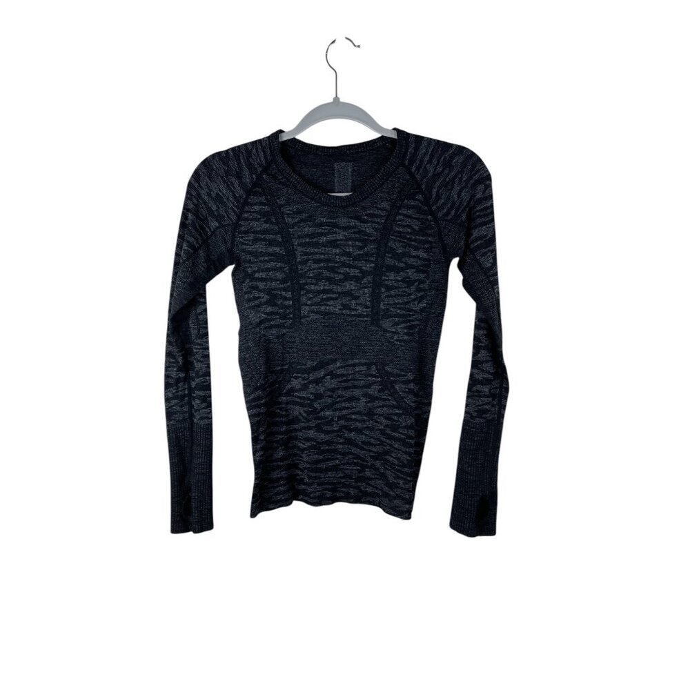 Lululemon Long Sleeve Athletic Top Thumbholes Running 4